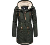 Ragwear Elsie manteau d'hiver pour dame avec capuche Olive Foncé22 XXL