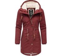 Ragwear Parka d’hiver marron / rouge / noir / blanc, Taille S