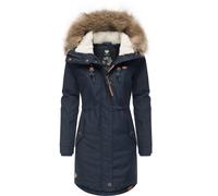Ragwear Manteau d'hiver chaud pour femme avec fourrure synthétique amovible Tawny Intl XS-6XL, Navy22., L