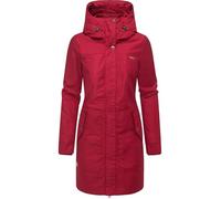 Ragwear Parka d'hiver chaude Jannisa Intl XS-6XL pour femme, Rouge foncé 25, L