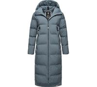 Ragwear Patrise Manteau d'hiver chaud matelassé à capuche pour femme XS à 6XL, gris, XXL