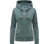 Ragwear Paya Sweat à capuche zippé pour femme Tailles XS à 6XL, Vert pin 26, M