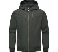 Ragwear Perci YOUMODO Veste demi-saison légère imperméable avec capuche pour homme Taille S à 4XL, Olive foncé 25, M