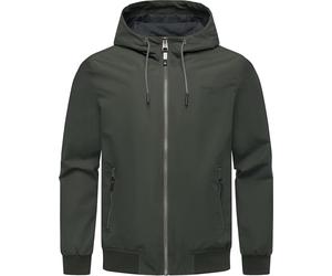 Ragwear Perci YOUMODO Veste demi-saison légère imperméable avec capuche pour homme Taille S à 4XL, Olive foncé 25, M