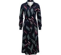 Ragwear Robe-chemise 'Plantee' bleu marine / menthe / rosé / rouge foncé, Taille 44