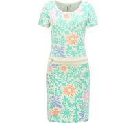 Ragwear Robe d’été 'Baomi Summer' écru / bleu roi / menthe / orange, Taille 36