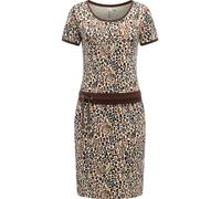 Ragwear Robe d’été 'Baomi Zoo' écru / marron / noisette / noir, Taille 40