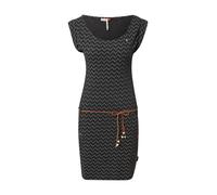 Ragwear Robe d’été 'Tag Zig Zag' graphite / noir chiné, Taille 34