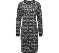 Ragwear Robe 'Dassa Aztec' gris foncé / blanc, Taille 36