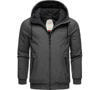 Ragwear Stewie Veste d'hiver chaude, imperméable et respirante pour homme avec capuche réglable S-4XL, Black22, 3XL