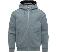 Ragwear Stuartt Summer YOUMODO - Veste courte mi-saison imperméable et légère - Pour homme - Respirante - Avec capuche - Tailles S à 6XL, Gris pierre, XXL