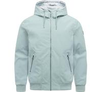 Ragwear Stuartt Summer YOUMODO - Veste courte mi-saison imperméable et légère - Pour homme - Respirante - Avec capuche - Tailles S à 6XL, Bleu pierre, 4XL