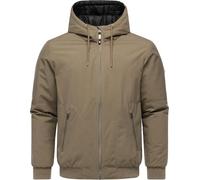 Ragwear Stuartt Youmodo Veste d'hiver chaude et imperméable pour homme avec capuche réglable S-4XL, moka, L