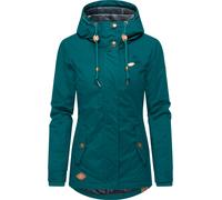 Ragwear Monade Manteau d'hiver chaud et court, à capuche, pour femmes, tailles XS-6XL, 6XL
