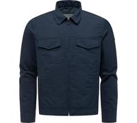 Ragwear Veste de mi-saison légère et imperméable pour homme avec poches de poitrine, col de chemise et ourlet réglables et extrémités des manches Dyphner YOUMODO S à 4XL, bleu marine, M