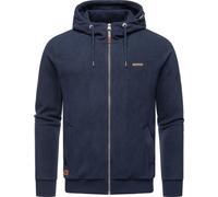 Ragwear Veste de survêtement 'Natte' bleu marine, Taille L