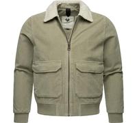 Ragwear Veste demi-saison en velours côtelé imperméable et respirante pour homme - Aviss YOUMODO - Taille S à 3XL, Vert olive, L
