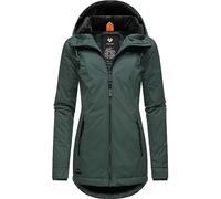 Ragwear Zuzka Veste d'hiver chaude et imperméable avec capuche pour femme Tailles XS à 6XL, Vert foncé 23, XL