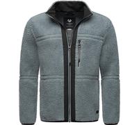 Ragwear Veste en polaire fonctionnelle 'Noory' gris basalte / noir, Taille XXXL