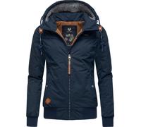 Ragwear Veste fonctionnelle 'Jotty' bleu marine / marron, Taille XXL