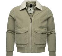 Ragwear Veste demi-saison en velours côtelé imperméable et respirante pour homme - Aviss YOUMODO - Taille S à 3XL, Vert olive, L