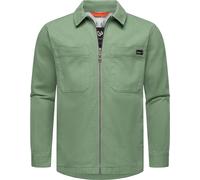 Ragwear Veste mi-saison 'Liwty' vert / rouge sang / noir / blanc, Taille S