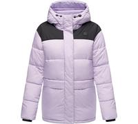 Ragwear Wikesh Youmodo Veste d'hiver chaude matelassée à capuche pour femme Tailles XS à 6XL, Lavande, L