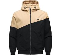 Ragwear Winngs YOUMODO Veste de mi-saison légère pour homme avec capuche et ourlet élastique Taille S à 4XL, sable, L