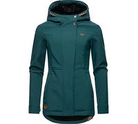 Ragwear Yba Veste softshell d'hiver pour femme avec capuche XS-XXL, Dark Green22, L
