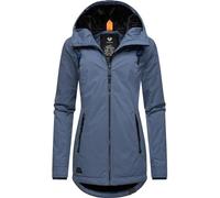 Ragwear Zuzka Veste d'hiver chaude et imperméable avec capuche pour femme Tailles XS à 6XL, Bleu indigo 23, XS