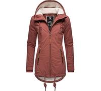 Ragwear Zuzka Veste d'hiver chaude et imperméable avec capuche pour femme Tailles XS à 6XL, Terracotta22, XL