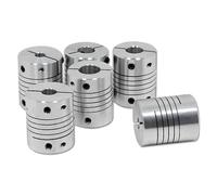 RAHBI 1 pièces élastique en alliage d'aluminium couplage Flexible moteur pas à pas coupleur d'arbre 30mm x 25mm for RepRap imprimante 3D CNC Machine bricolage encodeur leisurely (Size : 12 x 14mm)