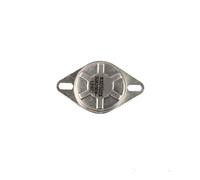 RAHBI Connecteur de bouilloire électrique, Thermostat KSD302X 125C degrés Celsius, contrôleur de température, Tetragon rond, 2 pièces leisurely