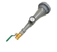 RAHBI Connecteur de mesure de pression de bouche d'incendie, testeur de pression de pistolet à eau avec manomètre for branche d'eau de feu, réservoir d'eau de feu leisurely