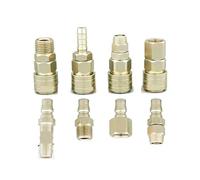 RAHBI Joint de connecteur pneumatique rapide, accessoire de pompe de compresseur d'air de type C for tuyau en PU, Tube en Nylon, couplage haute pression autobloquant leisurely (Color : C1)