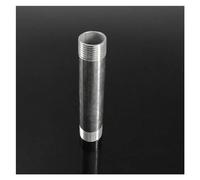 RAHBI Raccord de tuyau d'extension en acier inoxydable, Double filetage mâle égal à 1/2 ", 100mm, 150mm, 200mm, connecteur droit leisurely (Size : 150mm)