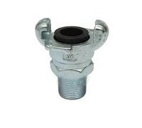 RAHBI Raccord universel de tuyau d'air, raccord à griffe de 3/8 pouces, raccord pneumatique à Double verrouillage, connecteur en acier inoxydable 304 leisurely (Size : Type A)
