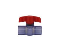 RAHBI Robinet à tournant sphérique de tuyau de Pvc 20 25 32 40 50 63mm robinet à tournant sphérique de piscine vanne d'arrêt for la piscine en plastique de tuyau d'eau leisurely (Size : DN25)