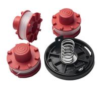 Raheem 3405096 Bobines de fil de rechange, compatibles avec Einhell GE-CT 36/30Li E pour coupe-bordure Einhell (3 bobines de rechange, 1 couvercle de bobine, 1 ressort)