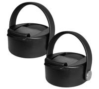 Raheem Hydro Flask Lot de 2 couvercles à rabat de rechange avec poignée flexible pour Hydro Flask Wide Mouth (32 oz, 40 oz, 64 oz)