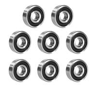 Raheem Lot de 10 roulements de brouette 6900 - 10 x 22 x 6 mm - Double protection - Roulement à billes rainuré 6900-2RS - Pour bricolage, tours, moteurs, imprimantes 3D, fraiseuses, divers appareils