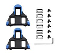 Raheem SPD Cleats Vélo de Route Compatible avec Shimano SPD SL Cleats 2 Degrés Bleu
