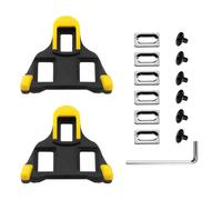 Raheem SPD Cleats Vélo de Route Compatible avec Shimano SPD SL Cleats 6 Degrés Jaune
