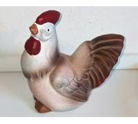 Rahm & AngiesStrickZauber vendu : figurine décorative/figurine/poulet/figurine animale/décoration/céramique