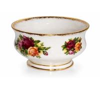 Rahm Royal Albert - Sucrier miniature en porcelaine - Old Country Roses - Environ 3 cm de haut - Légère fissure des cheveux voir photo