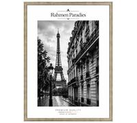 Rahmen-Paradies Cadre Photo Feuille d'argent 61x91.5cm, Cadre Poster Mural en MDF avec Plexiglas Acrylique Incassable, Plusieurs Dimensions, pour Affiche, Photo, Image, Diplôme, Certificat, Astuces