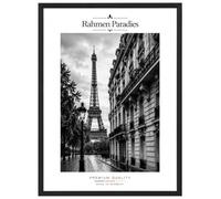 Rahmen-Paradies Cadre Photo Noir Mat 49x68cm, Cadre Poster Mural en MDF avec Plexiglas Acrylique Incassable, Plusieurs Dimensions, pour Affiche, Photo, Image, Diplôme, Certificat, Impression d’Art