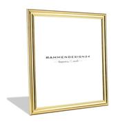 Rahmendesign24 Atheno - Cadre photo pour puzzle - Feuille d'or - 48 x 68 cm - Cadre baroque vintage antique - Cadre photo classique pour posters et puzzles - Cadre photo pour galerie