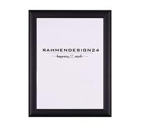 Rahmendesign24 Cadre photo Fiona 100 x 100 cm, noir mat, cadre amovible, cadre pour poster, puzzle