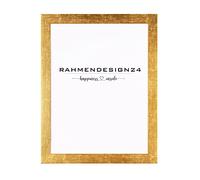 Rahmendesign24 Cadre photo London - 30 x 45 cm - Feuille d'or - Cadre amovible - Cadre pour affiches, puzzle